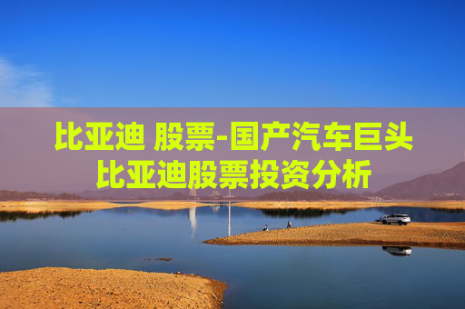 比亚迪 股票-国产汽车巨头比亚迪股票投资分析