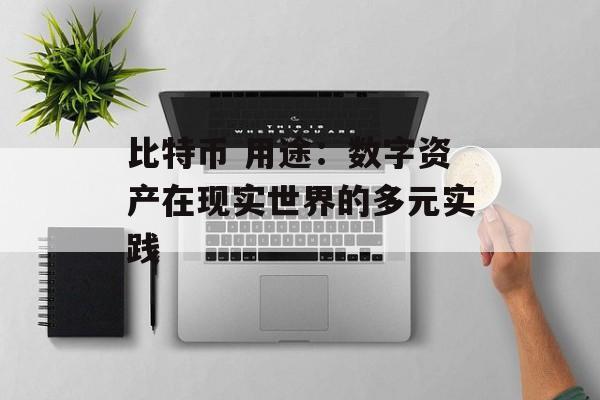 比特币 用途：数字资产在现实世界的多元实践